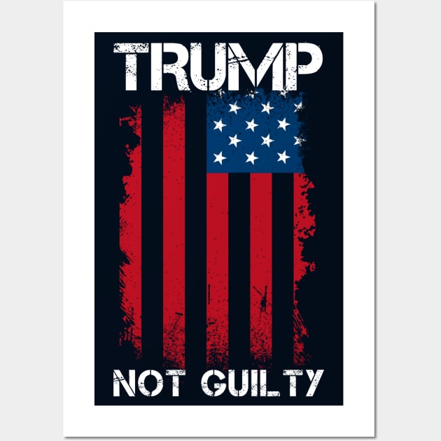 Trump Not Guilty Wall Art by Traditional-pct